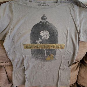 Disney's Beauty and the Beast "Break the Spell" rose t-shirt